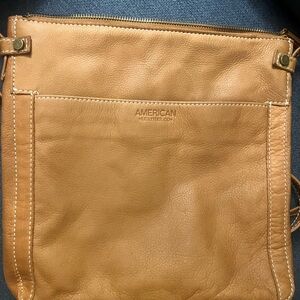 American Leather Co. Tan Crossbody Bag